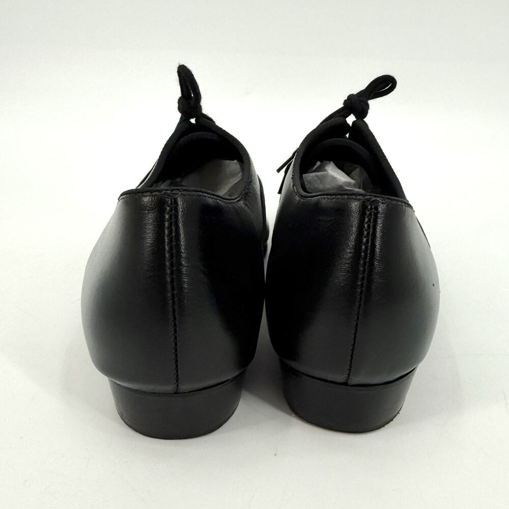 Barbette’s Vintage Black Leather Ballroom Dance Shoes Men’s Size 10M USA Made - Picture 5 of 11